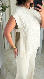 Knitted Top And Long Pants Set
