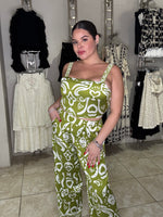 Light Green Printed Set
