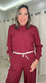 Jacket & Pants Set Contrast Strip