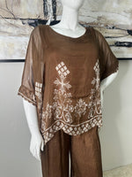 Nude Printed  Italian Set