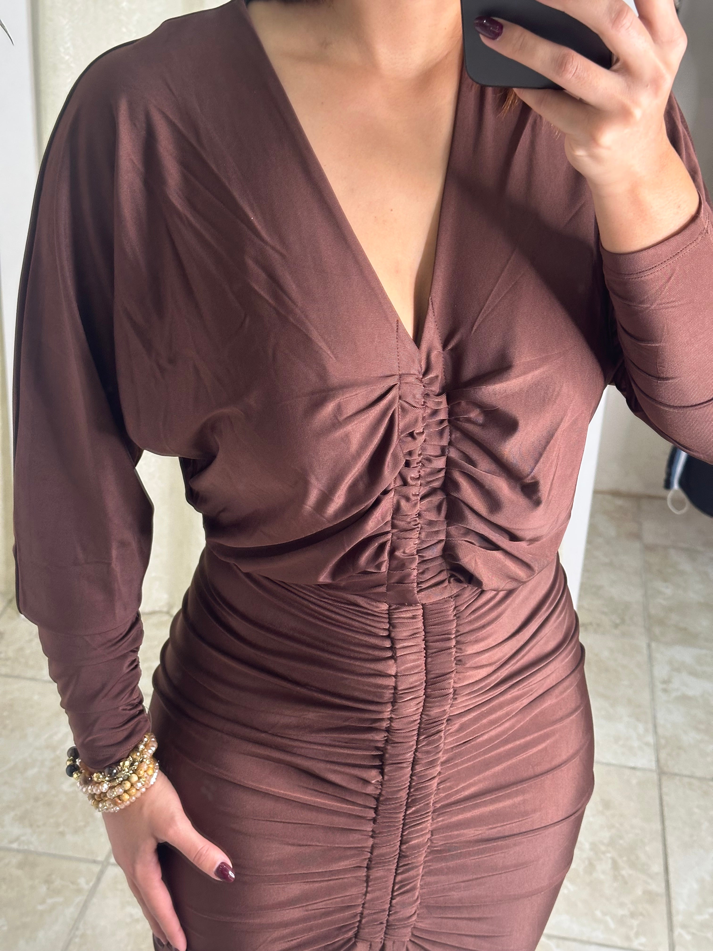 Brown Fashion Dress