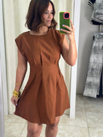 Brown Mini Dress