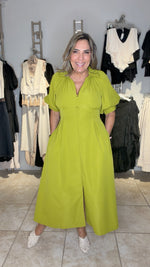 Lime Midi Dress