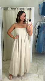 Khaki Fresh  Midi Dress