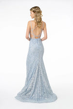 Blue Glitter Mermaid Dress