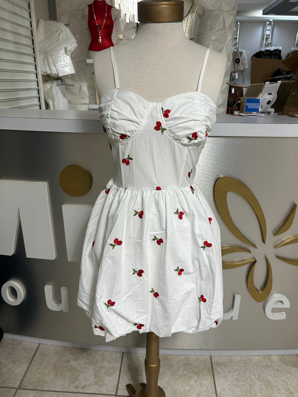 Cherry Bubble Dress