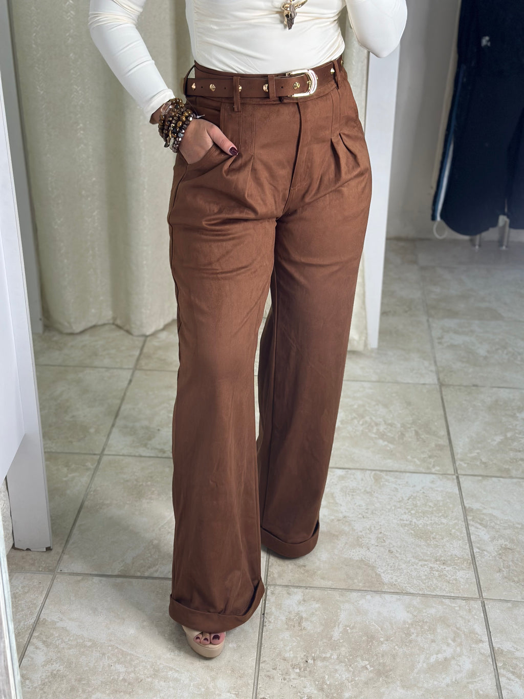 Brown Pants