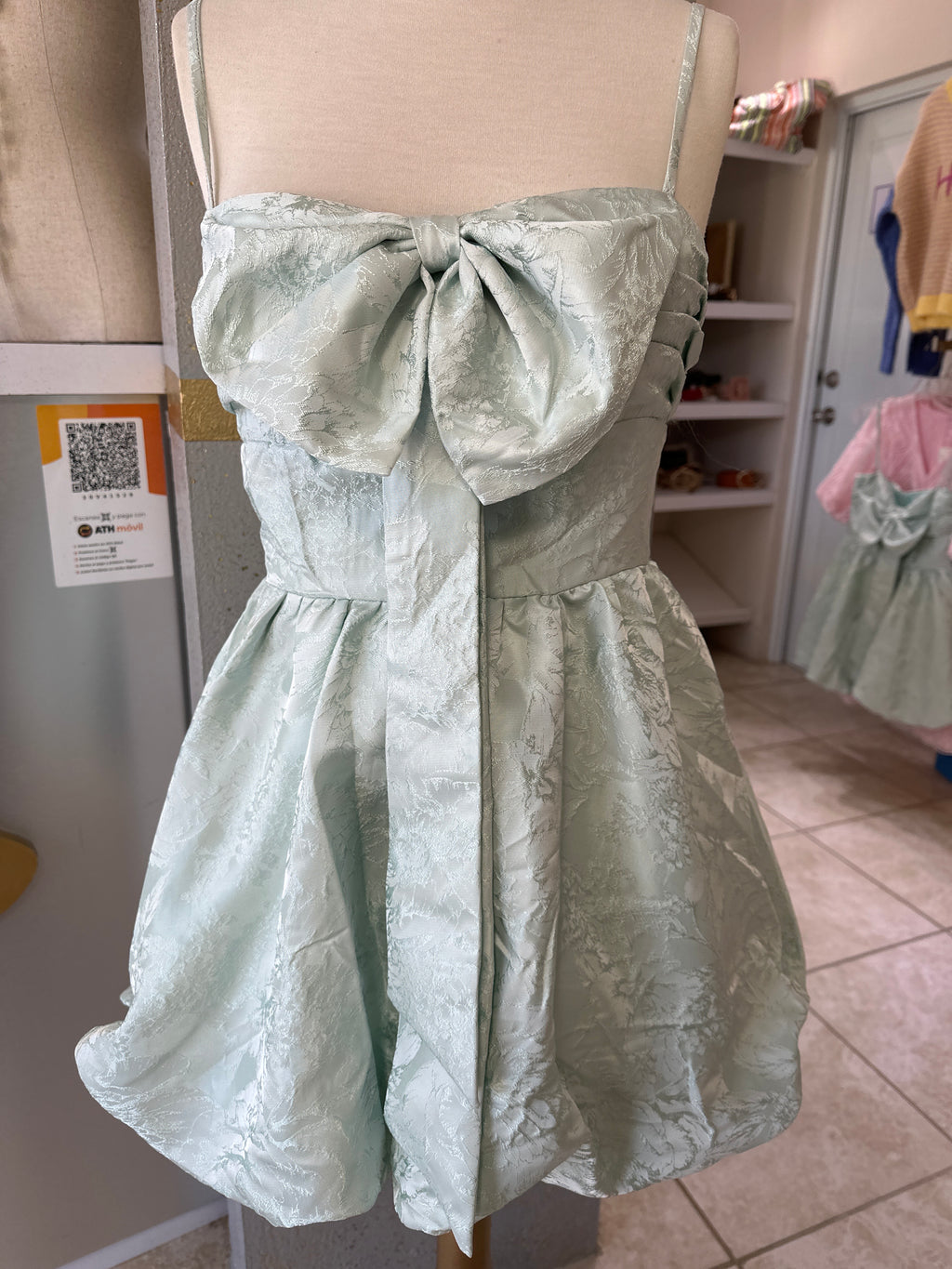 Mini Mint Dress
