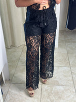 Black Top & Pant Set