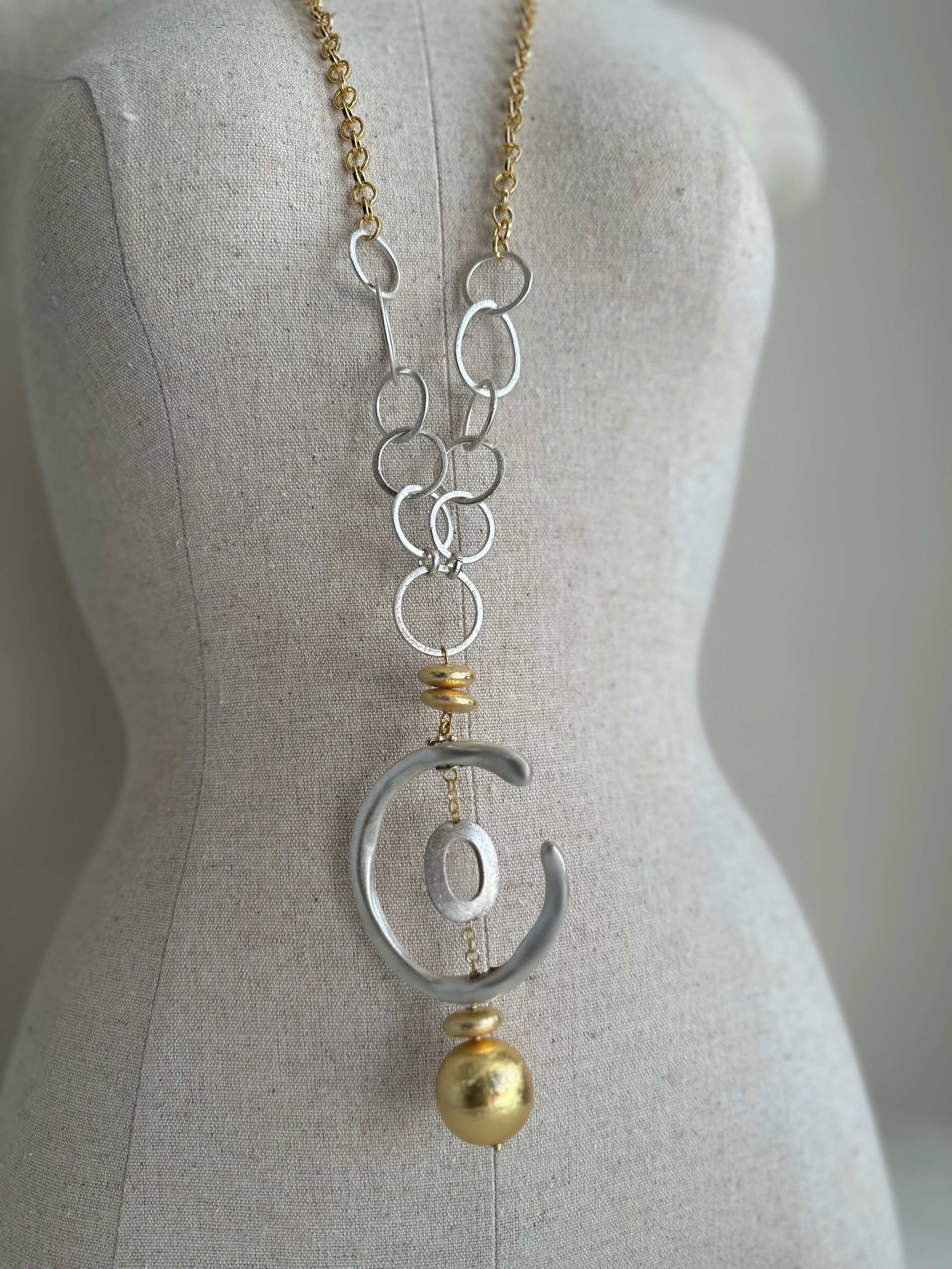 Silver & Gold Necklace