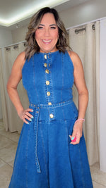 Denim Sleeveless Dress