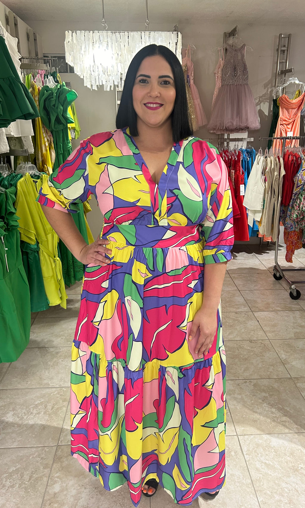 Multicolor Summer Dress