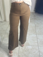 High Waist Straight Pants