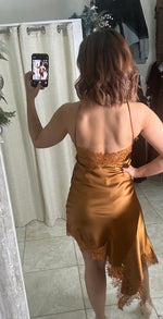 Satin Asymmetrical Dress