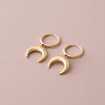 POS - Small Horn SS Earrings
