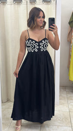 Linen Black Dress