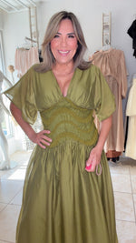 Green Fashion Dress