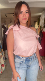 Blouse Linen With Bows