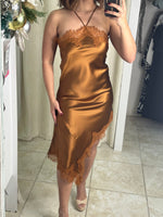 Satin Asymmetrical Dress