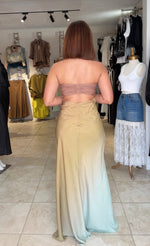 Sand Ombre Midi Dress