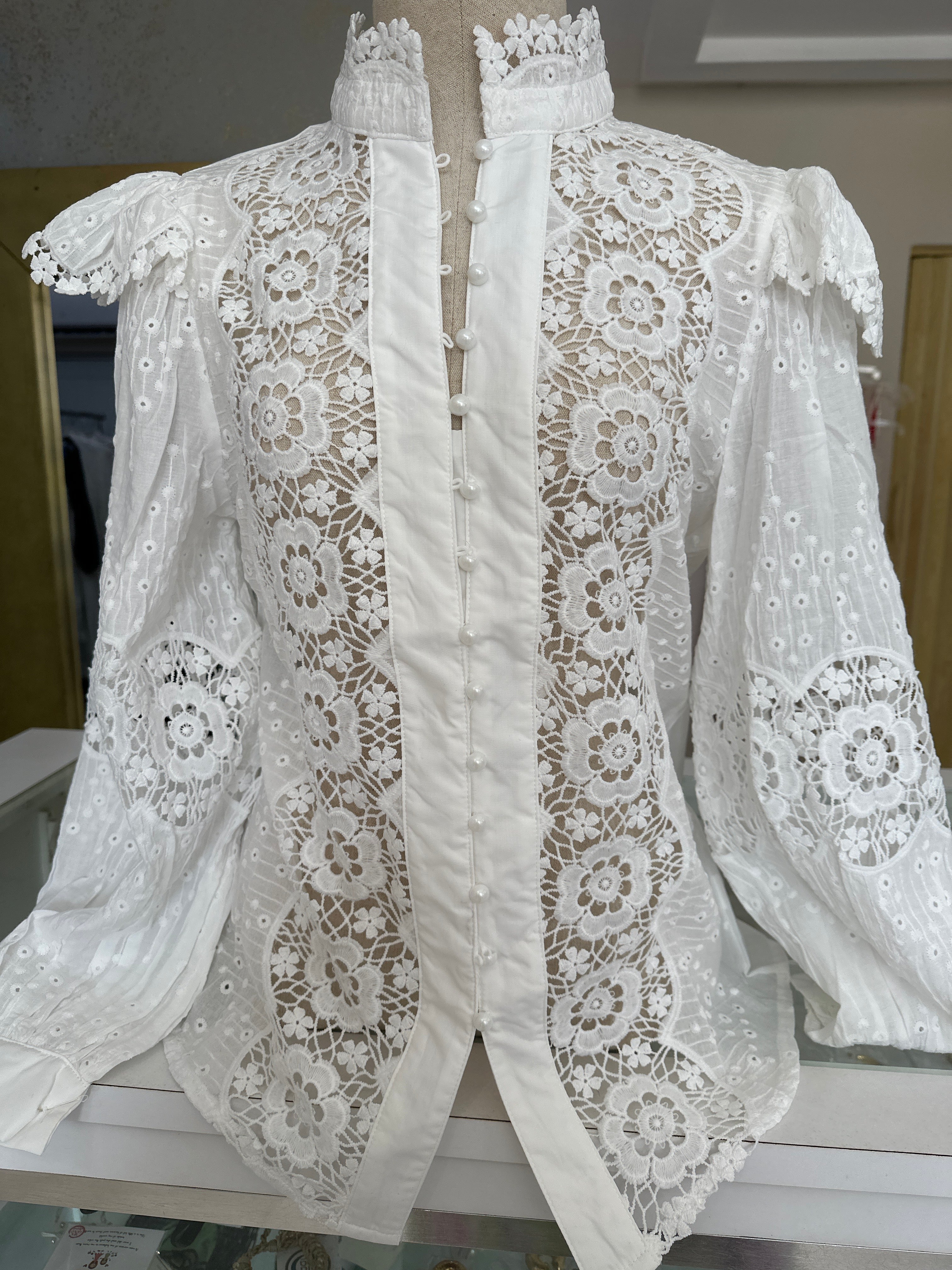 White Elegant Blouse