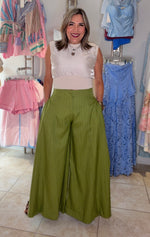 Green A-Line Palazzo