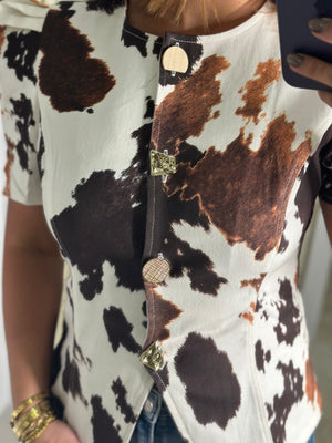 Animal Print Blouse