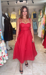 Bustier Shoulder Tie Dress