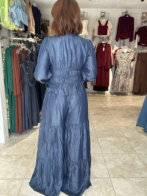 Dark Denim Jumpsuit