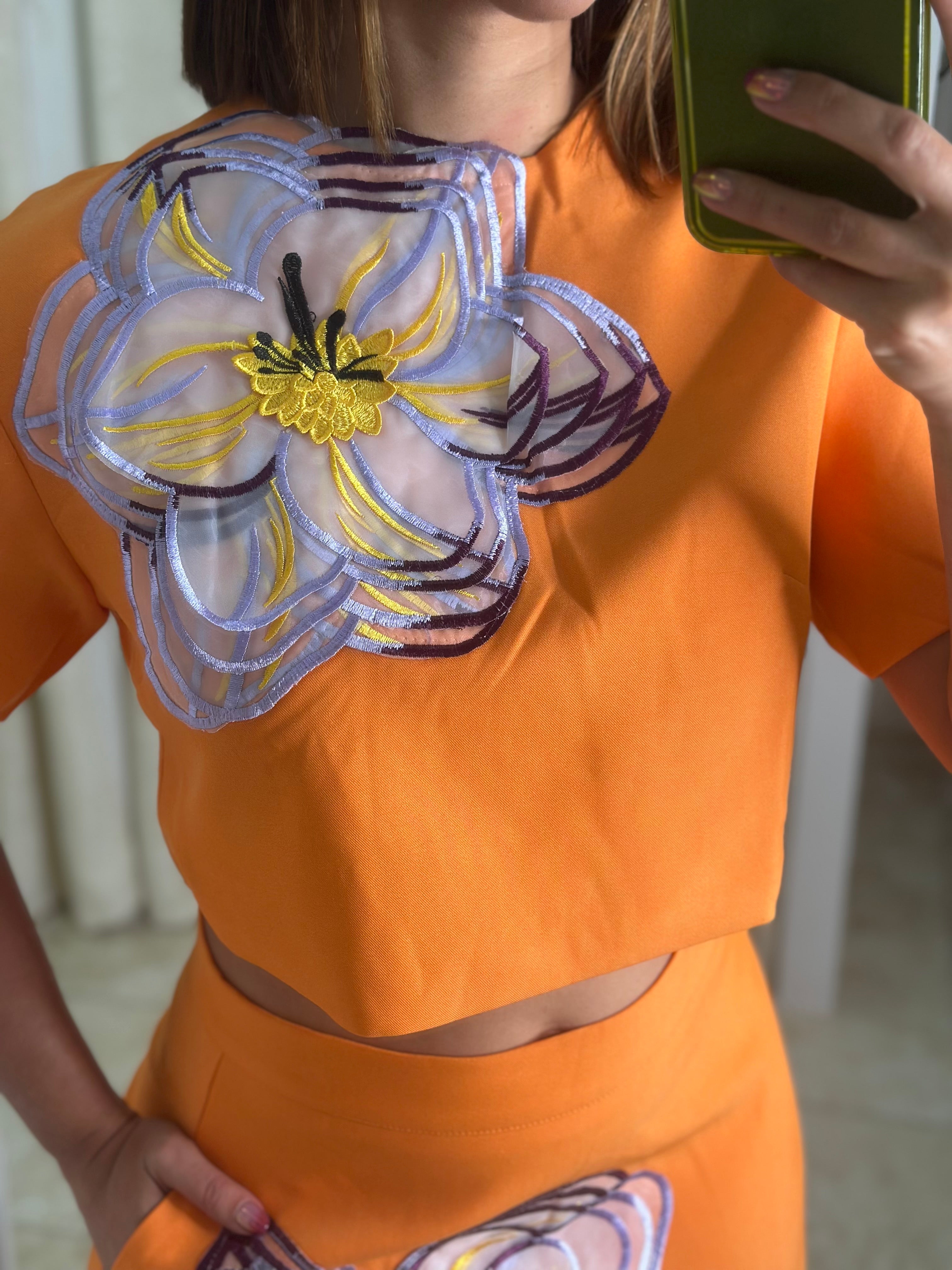 Orange Flower Set
