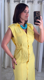 Yellow Midi Dress