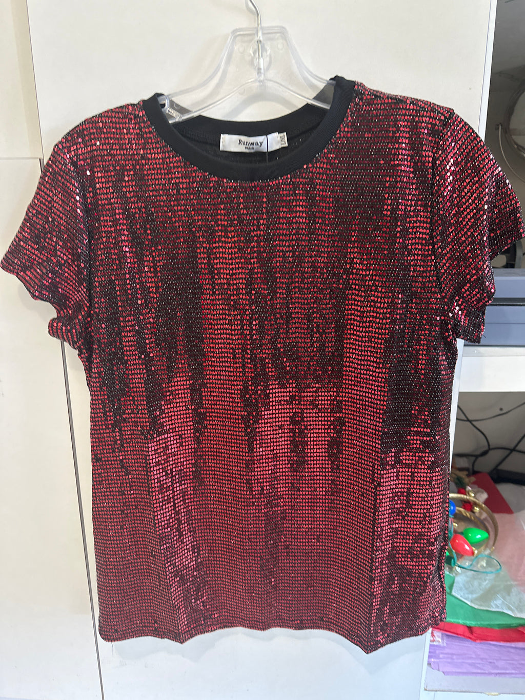 Red & Black T Shirt