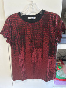 Red & Black T Shirt