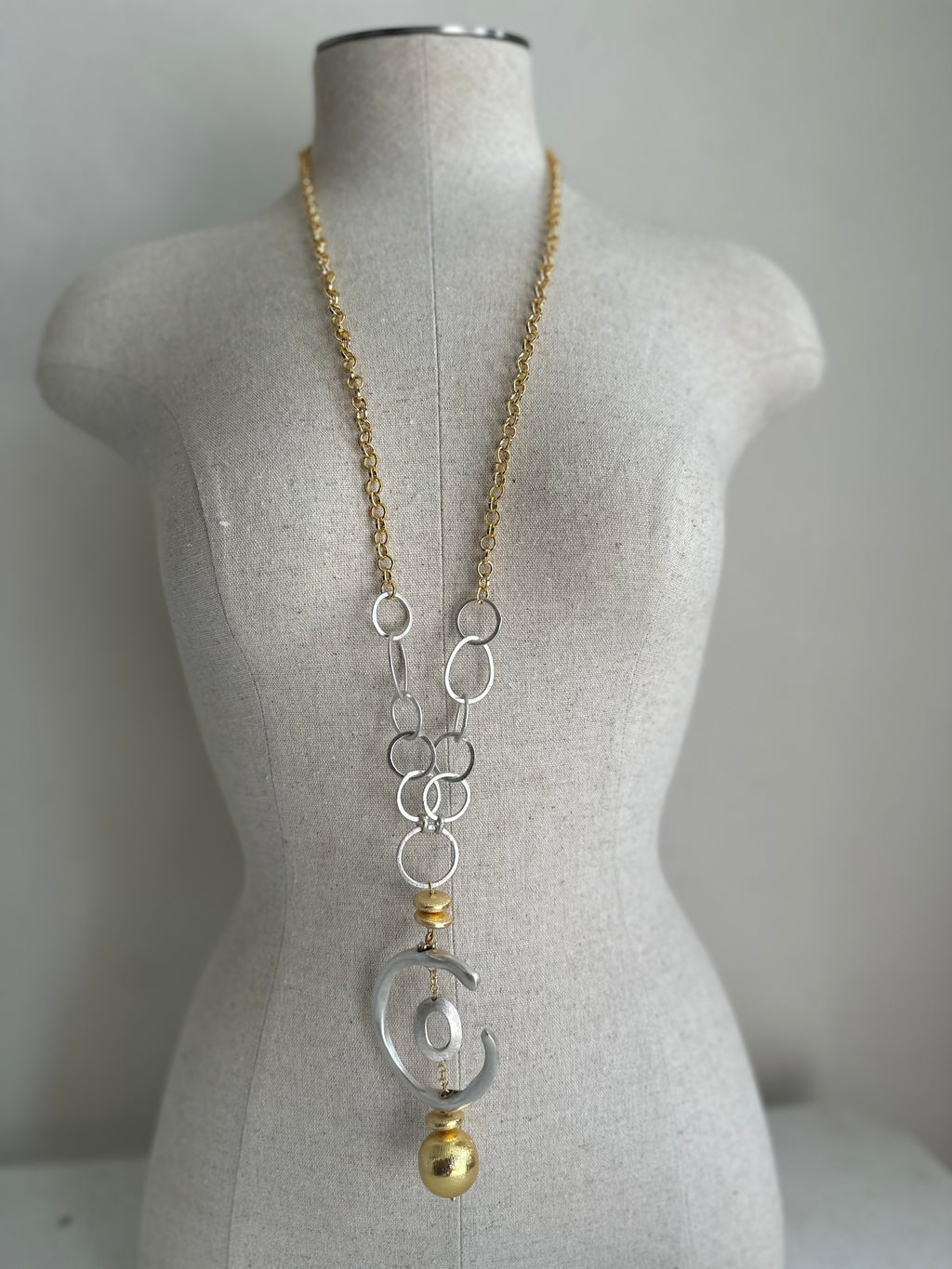 Silver & Gold Necklace