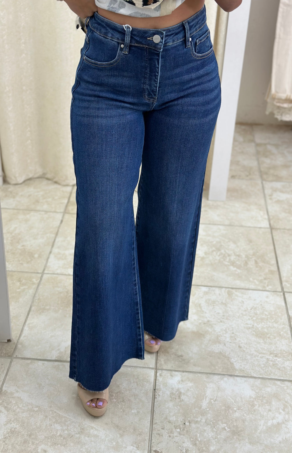 Wide-Palazzo Jeans