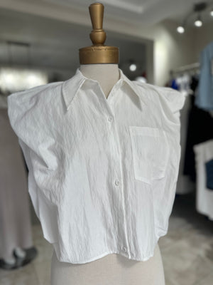 Collar Neck Button Down Shirt