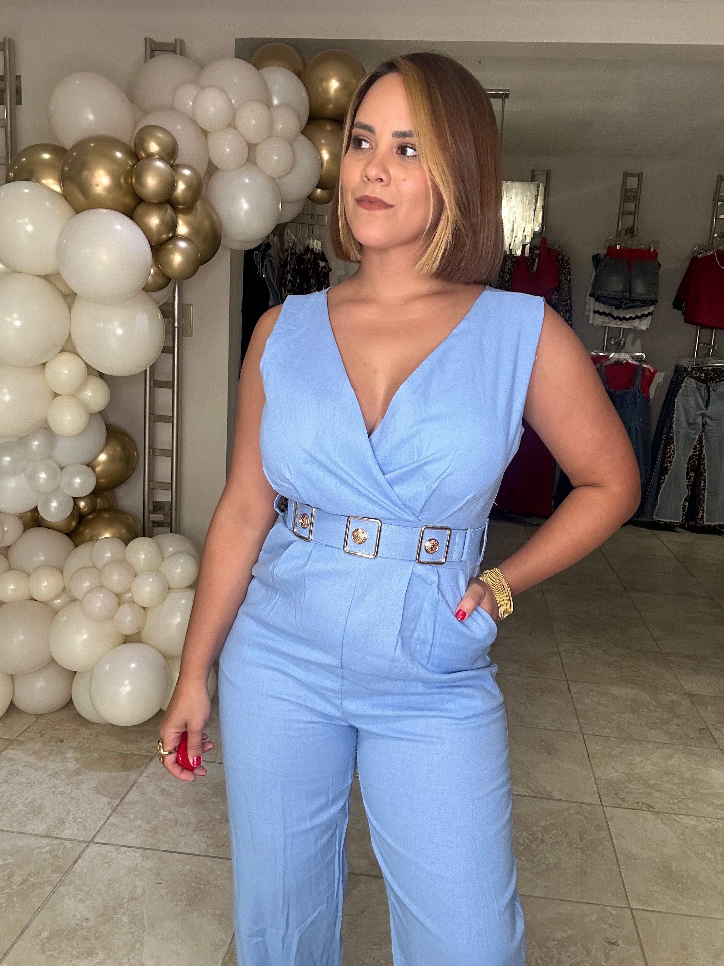 Baby Blue Jumpsuit