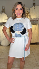 White Chic Woman Dress