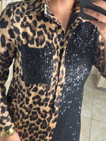 Leopard Shirt Dress