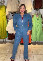 Denim & Rhinestone Set