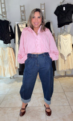 Pink Long Slevee Blouse