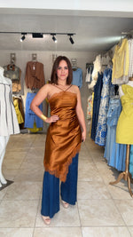 Satin Asymmetrical Dress