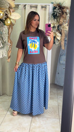 Ciao Bella Polka Dot Maxi Dress
