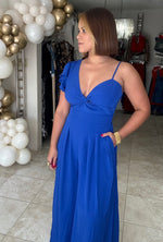 Royal Twist Front Jumpsuit