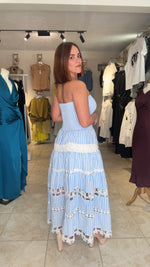 Light Blue Stripe Dress