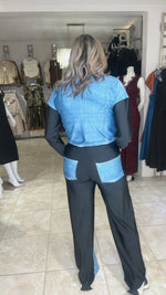 Colombian Lycra Cargo Pant Set