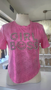 Girl Boss Metallic T-shirt