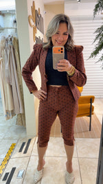 Brown Polka Dot Set