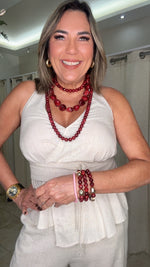 Halter Top & Long Pants Set