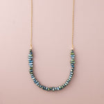 POS - "U" Chips Hematite Medium Necklace